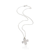 Tiffany & Co. Sterling Silver 1837 Cross Pendant 4