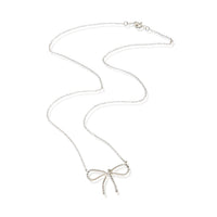 Tiffany & Co. Sterling Silver Rope Bow Pendant 3