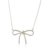 Tiffany & Co. Sterling Silver Rope Bow Pendant fv
