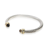 David Yurman Yellow Gold & Sterling Silver Smokey Quartz and Diamond Cable Class 2