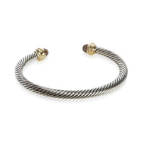 David Yurman Yellow Gold & Sterling Silver Smokey Quartz and Diamond Cable Class 3