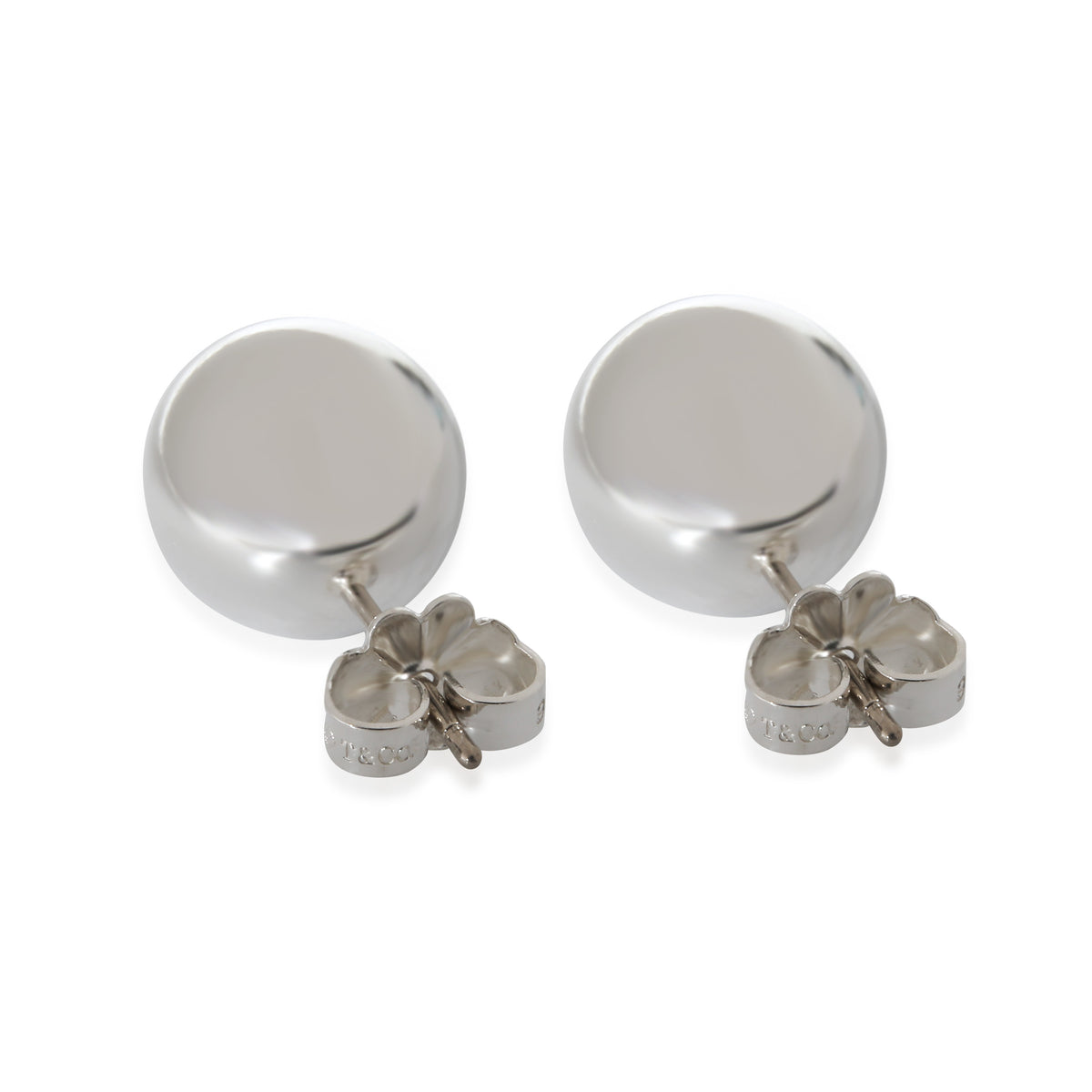 Tiffany & Co. Sterling Silver HardWear Ball Earrings