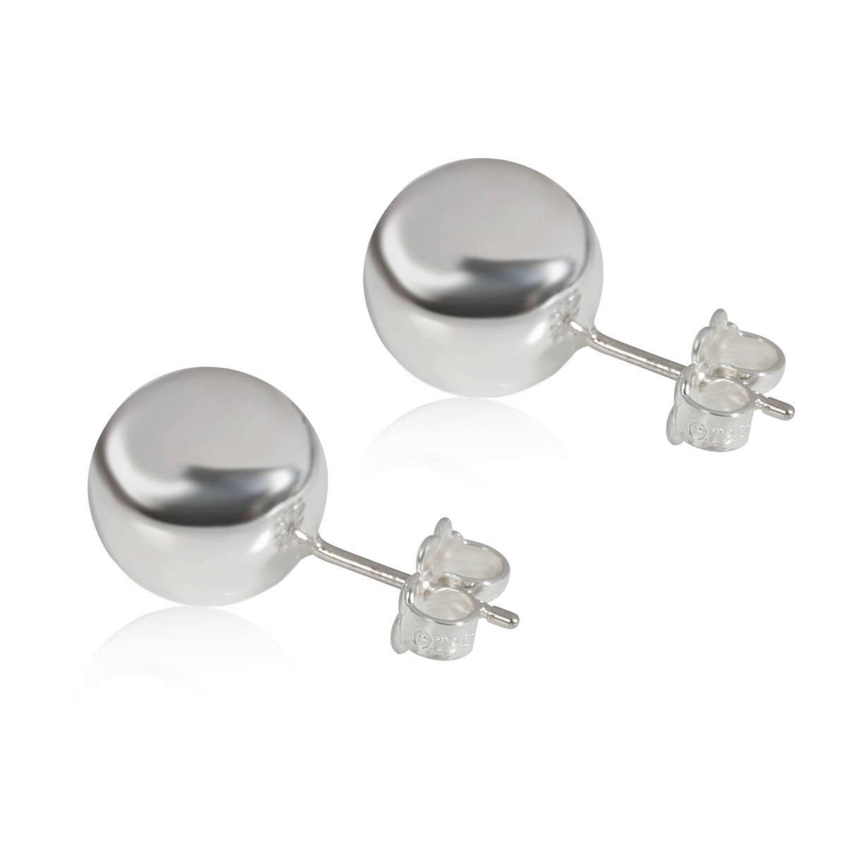 Tiffany & Co. Sterling Silver HardWear Ball Earrings