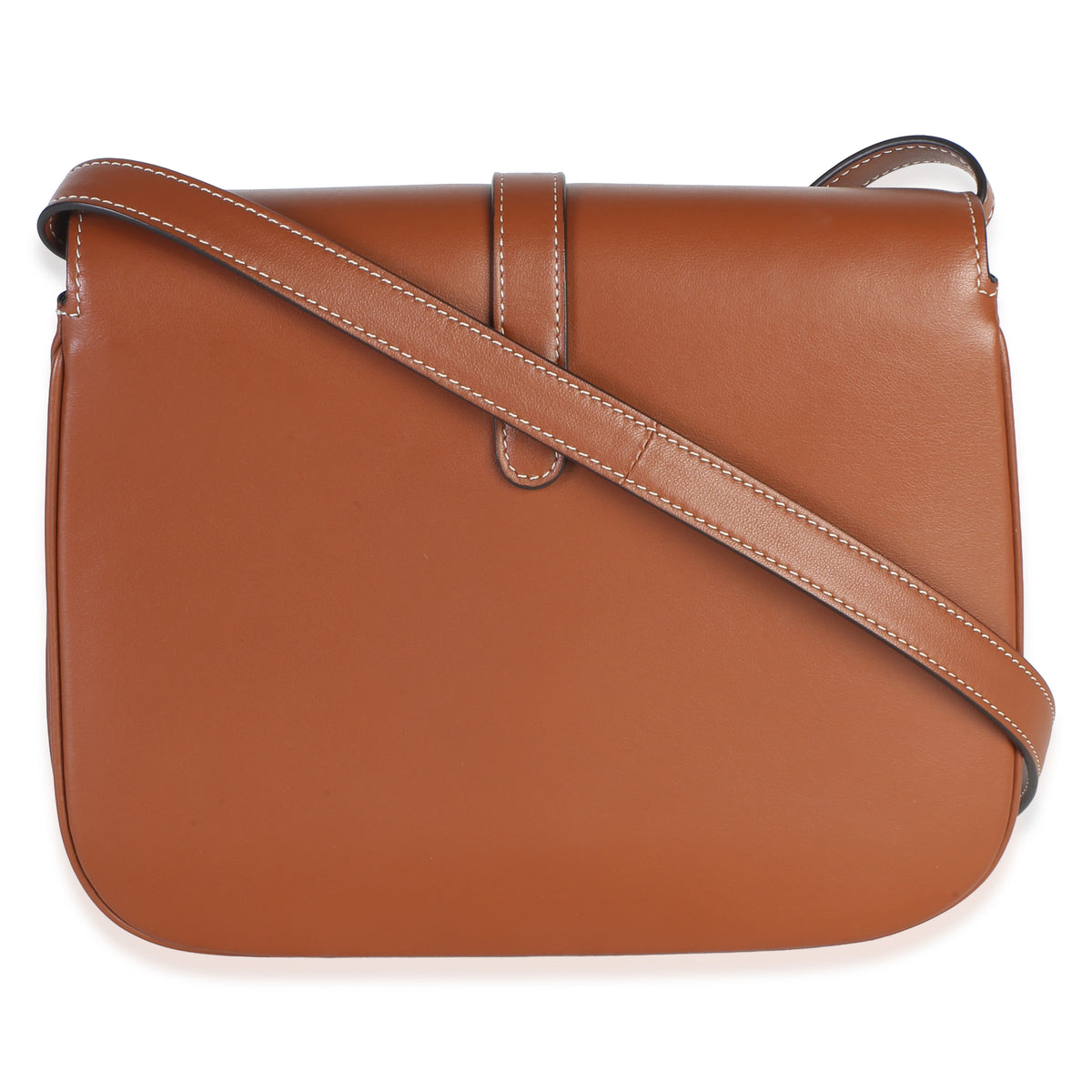 Celine Tan Smooth Calfskin Medium Tabou Flap Bag Handbag 5