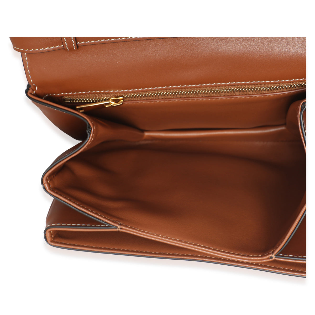 Celine Tan Smooth Calfskin Medium Tabou Flap Bag Handbag 9