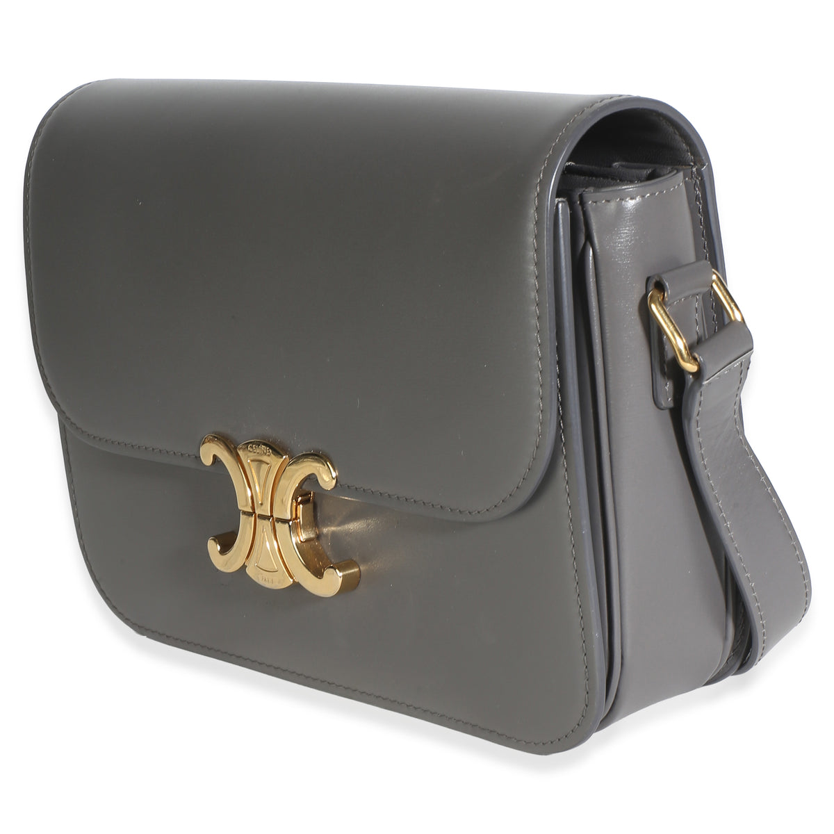 Celine Pebble Smooth Calfskin Teen Triomphe Bag Handbag 2