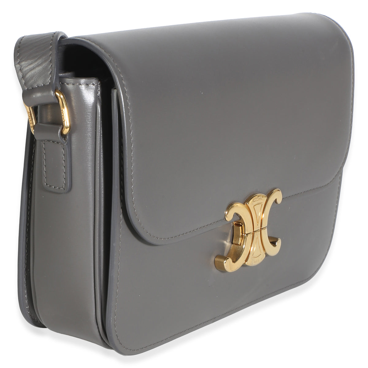 Celine Pebble Smooth Calfskin Teen Triomphe Bag Handbag 3