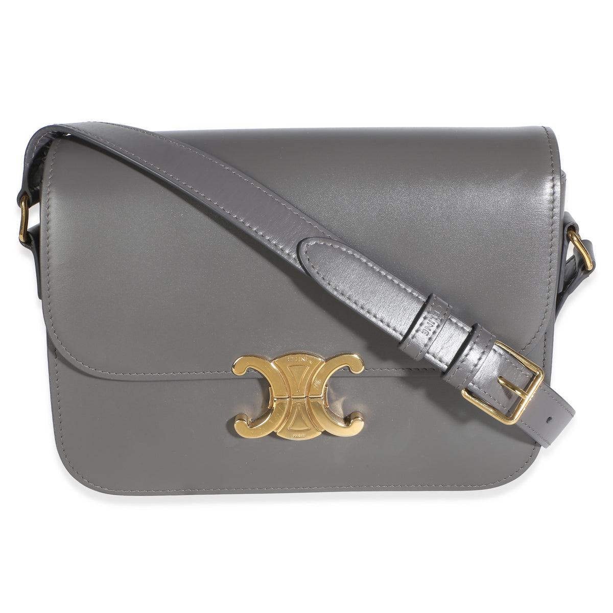 Celine Pebble Smooth Calfskin Teen Triomphe Bag Handbag id