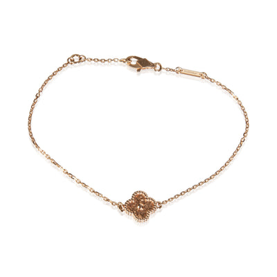 Van Cleef & Arpels Rose Gold Sweet Alhambra Bracelet fv