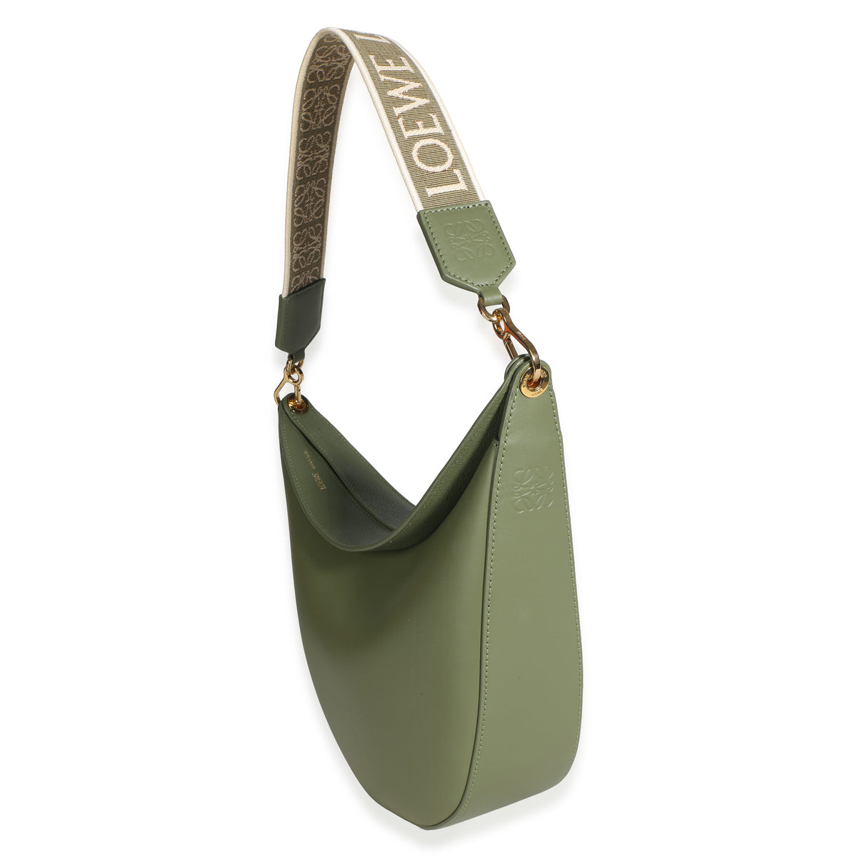 Loewe Avocado Satin Calfskin Medium Luna Bag Handbag 2