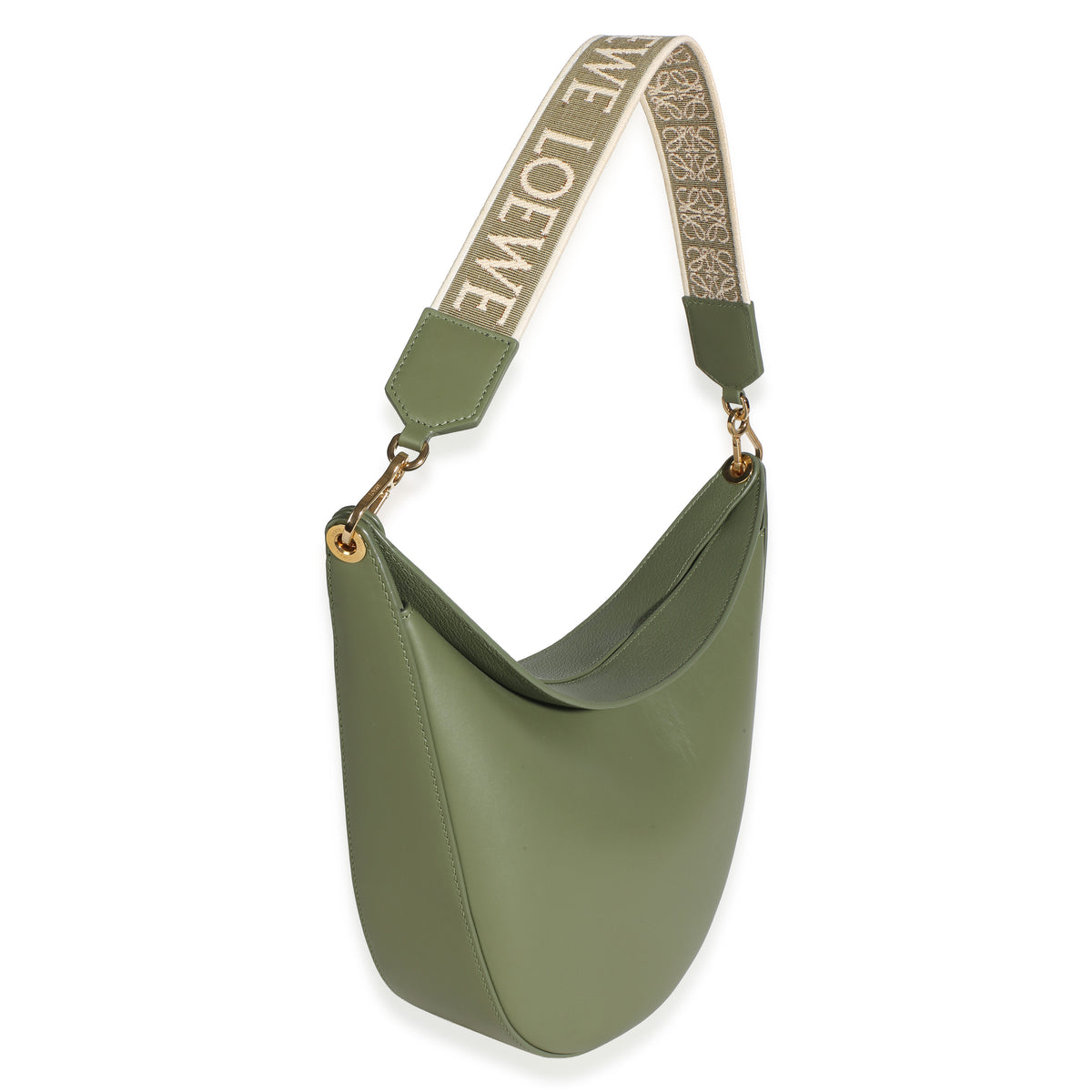 Loewe Avocado Satin Calfskin Medium Luna Bag Handbag 3