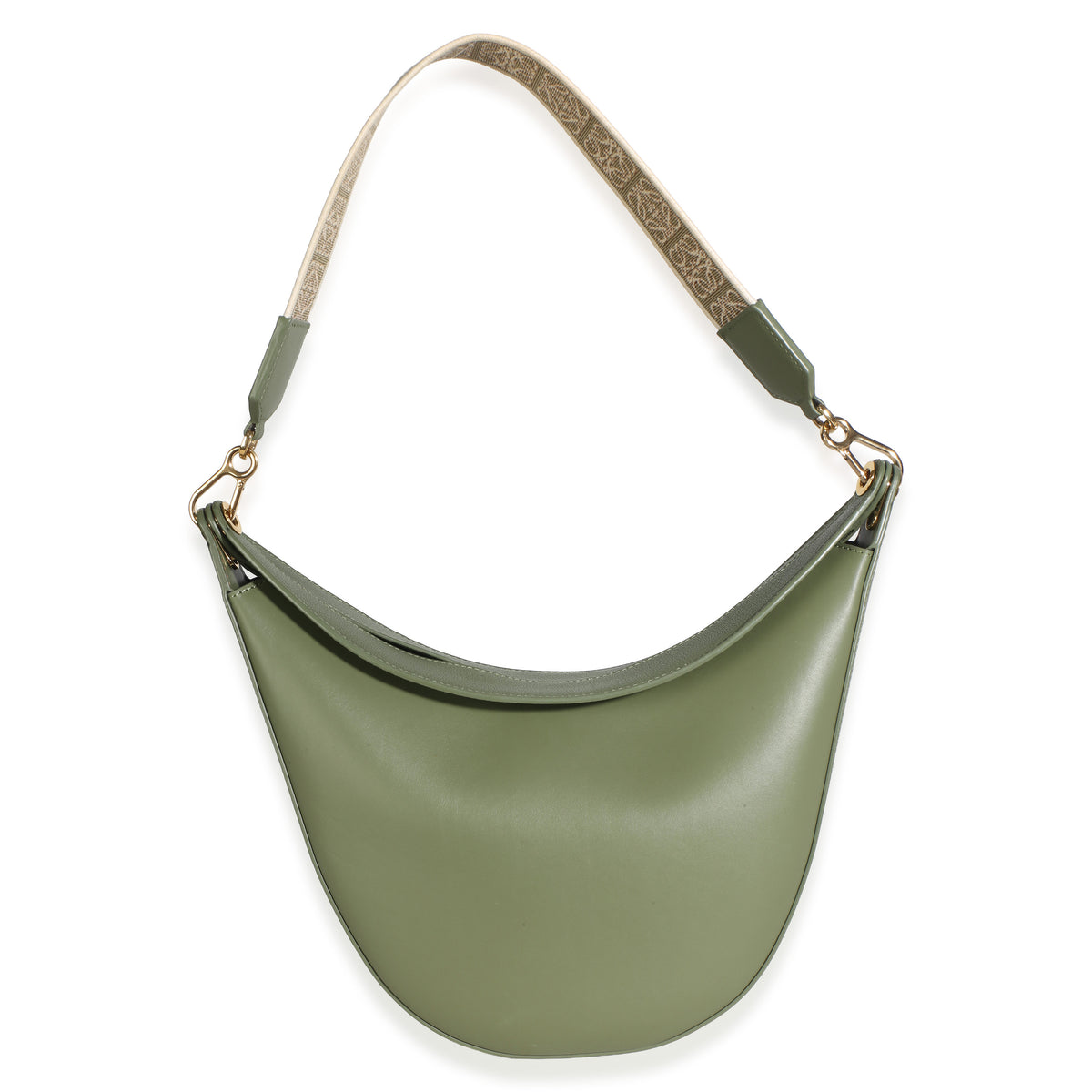 Loewe Avocado Satin Calfskin Medium Luna Bag Handbag 4