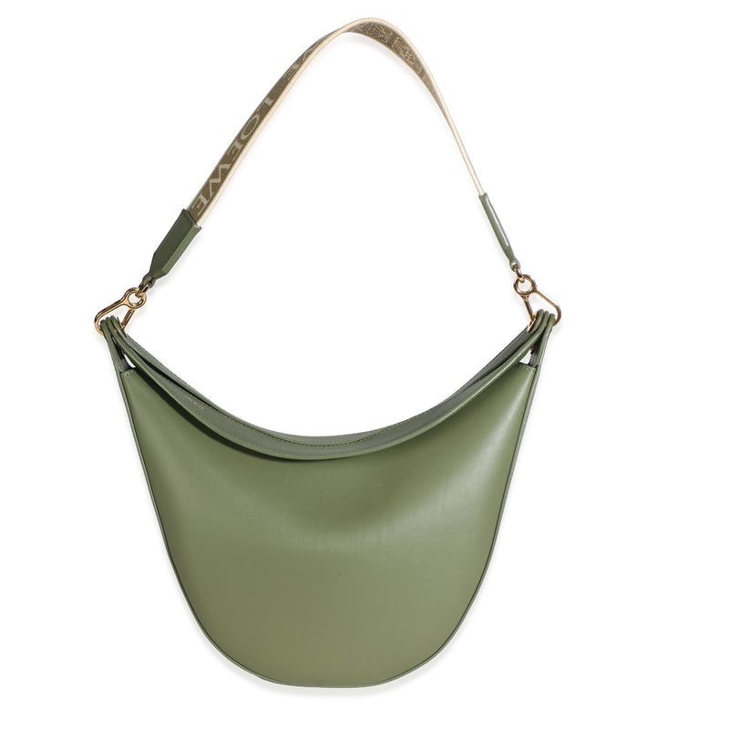 Loewe Avocado Satin Calfskin Medium Luna Bag Handbag fv