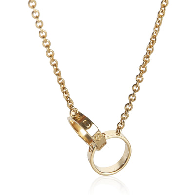Cartier Yellow Gold Love Necklace fv
