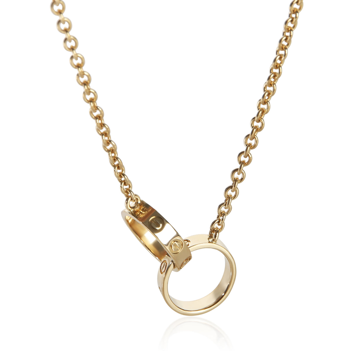 Cartier Yellow Gold Love Necklace fv
