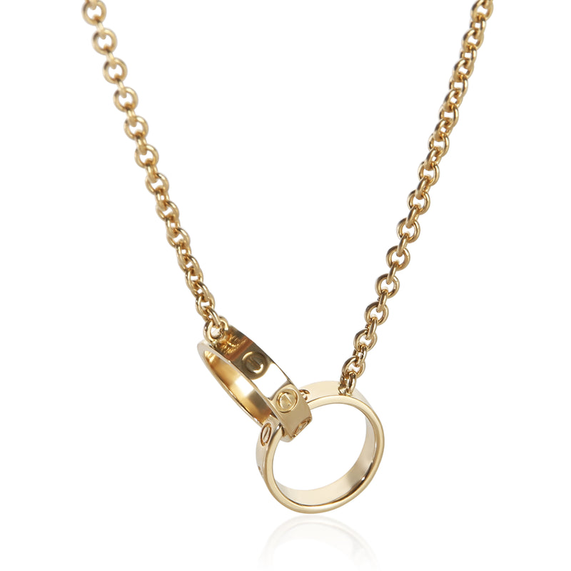 Cartier Yellow Gold Love Necklace fv