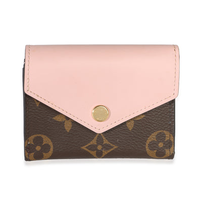 Louis Vuitton Rose Ballerine Monogram Canvas Zoe Wallet Wallet id