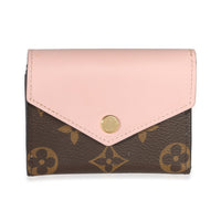 Louis Vuitton Rose Ballerine Monogram Canvas Zoe Wallet Wallet id