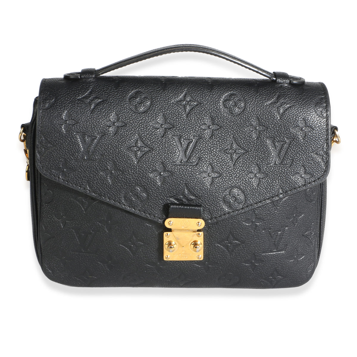 Louis Vuitton Black Monogram Empreinte Pochette Metis Handbag id