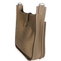 Hermès Etoupe Clemence Evelyne III PM 29 PHW Handbag 2