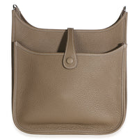 Hermès Etoupe Clemence Evelyne III PM 29 PHW Handbag 4