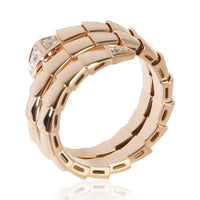BVLGARI Rose Gold Diamond Serpenti Viper Wrap Ring 5
