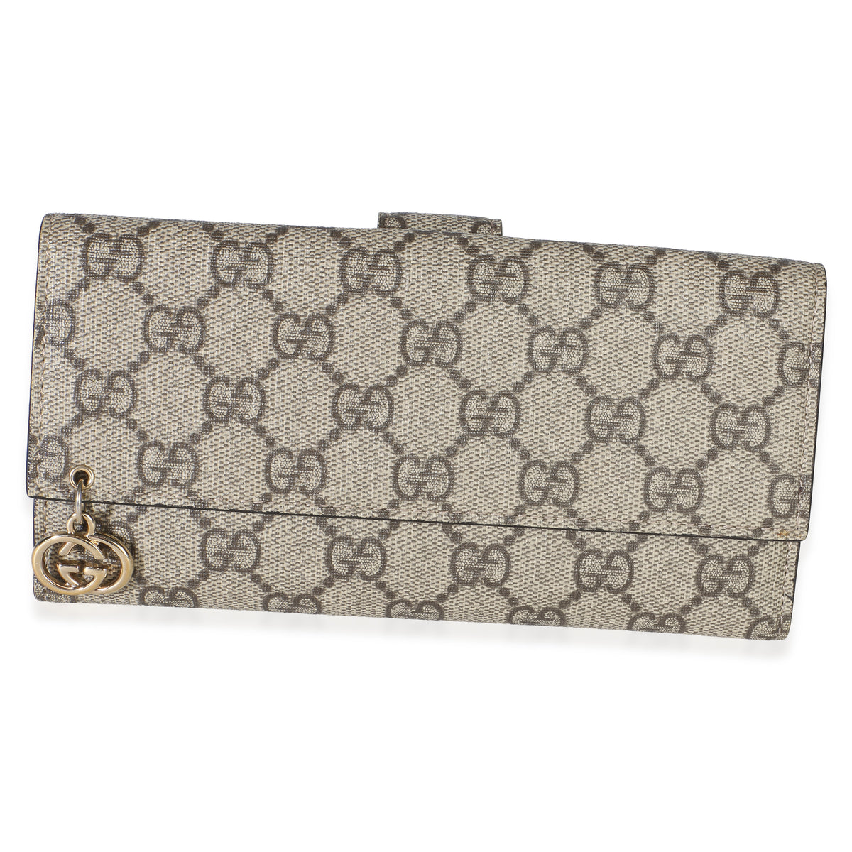 Gucci GG Plus Monogram GG Pierce Long Trifold Wallet Wallet 4