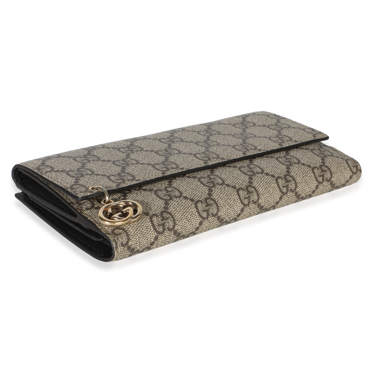 Gucci GG Plus Monogram GG Pierce Long Trifold Wallet Wallet 7
