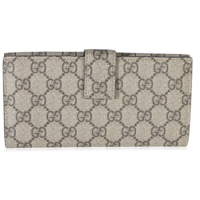 Gucci GG Plus Monogram GG Pierce Long Trifold Wallet Wallet id
