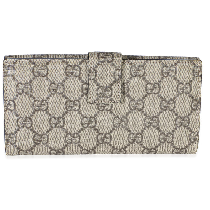 Gucci GG Plus Monogram GG Pierce Long Trifold Wallet Wallet id