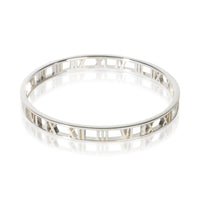 Tiffany & Co. Sterling Silver Atlas Open Bangle Bracelet fv