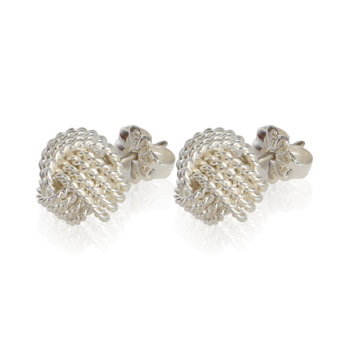 Tiffany & Co. Sterling Silver Knot Earrings