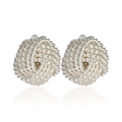 Tiffany & Co. Sterling Silver Knot Earrings