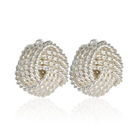 Tiffany & Co. Sterling Silver Knot Earrings