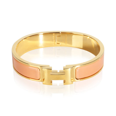 Hermès Gold Plated Clic H Bracelet fv