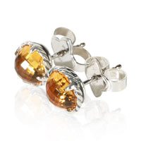 David Yurman Sterling Silver Citrine Chatelaine Earrings 2