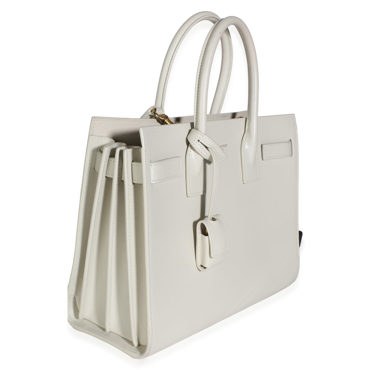 Saint Laurent Crema Soft Smooth Calfskin Baby Sac De Jour Handbag 3