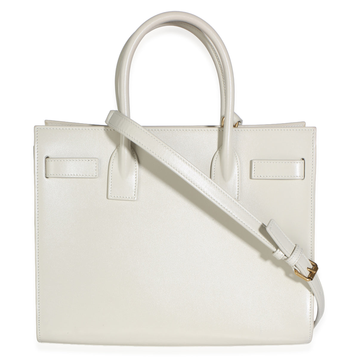 Saint Laurent Crema Soft Smooth Calfskin Baby Sac De Jour Handbag 4