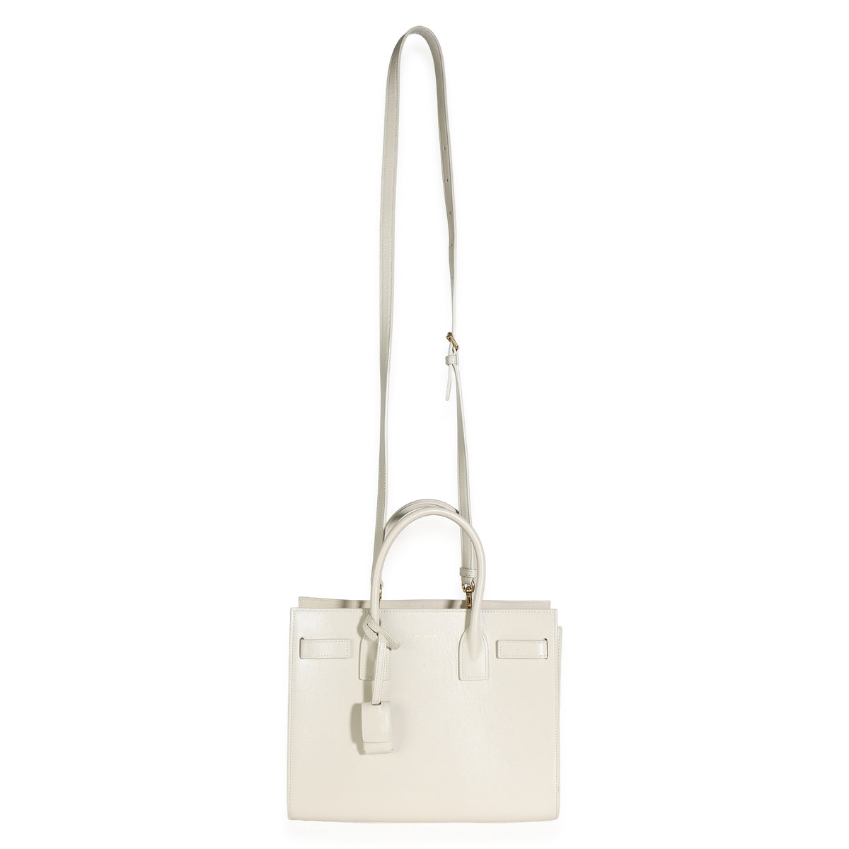 Saint Laurent Crema Soft Smooth Calfskin Baby Sac De Jour Handbag 8