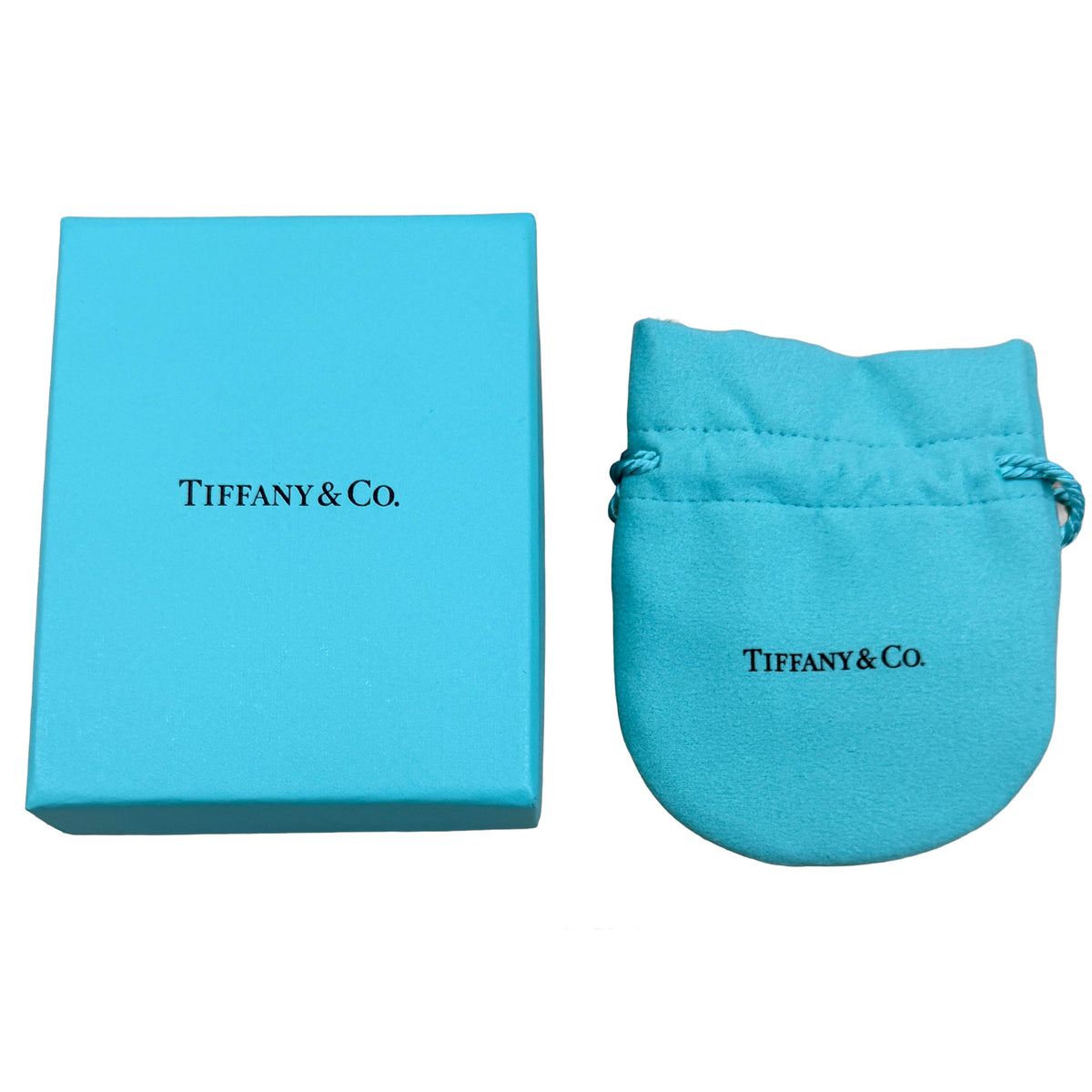 Tiffany & Co. Sterling Silver 1837 Small Double Lock Necklace box