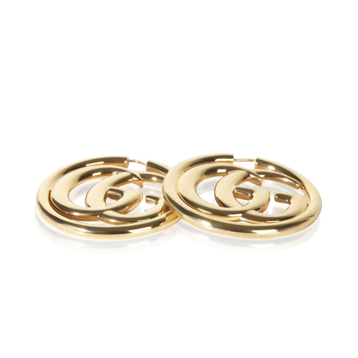 Gucci Gold Plated GG Marmont Earrings 4