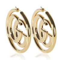 Gucci Gold Plated GG Marmont Earrings fv