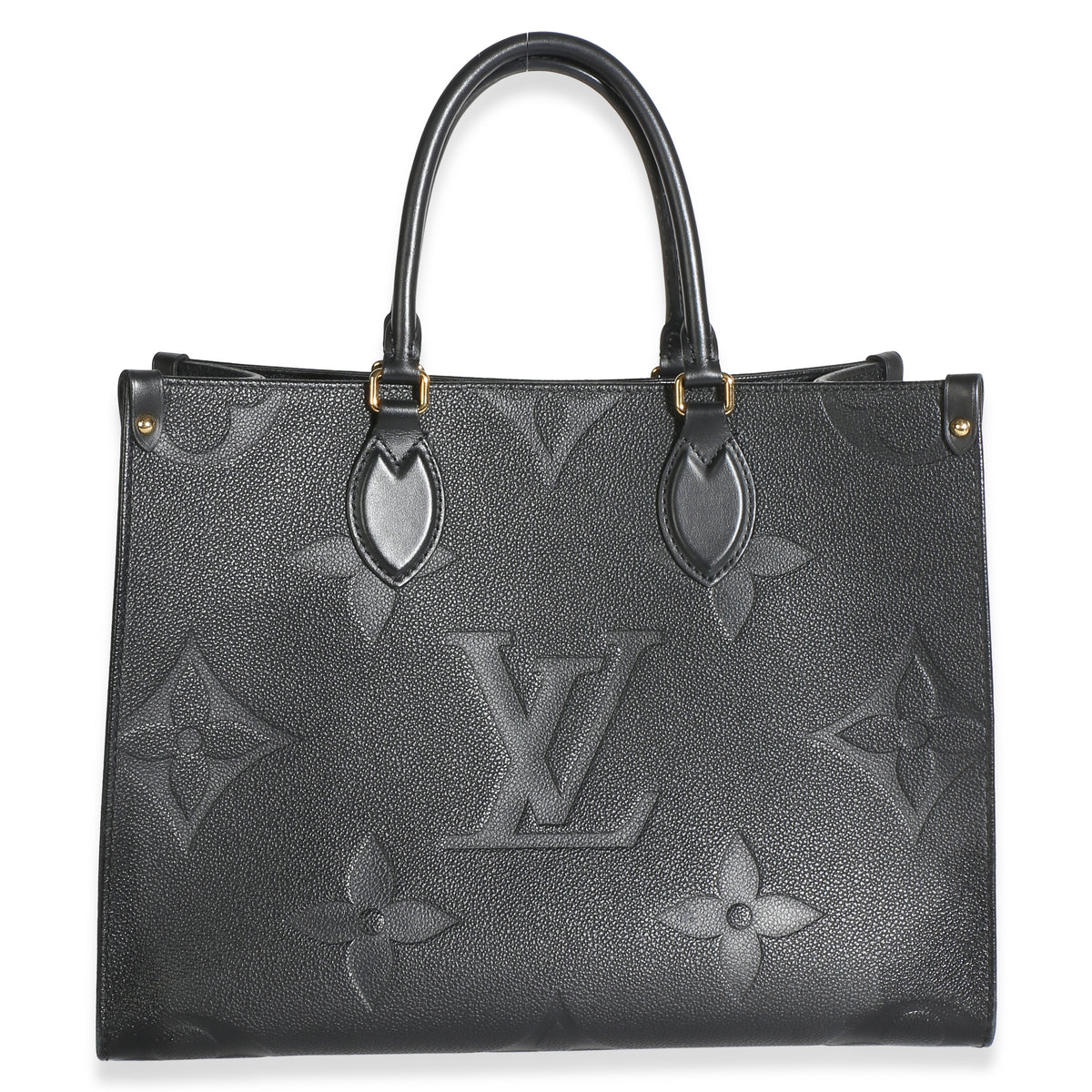 Louis Vuitton Black Giant Monogram Empreinte Onthego MM Handbag 2