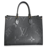 Louis Vuitton Black Giant Monogram Empreinte Onthego MM Handbag 2