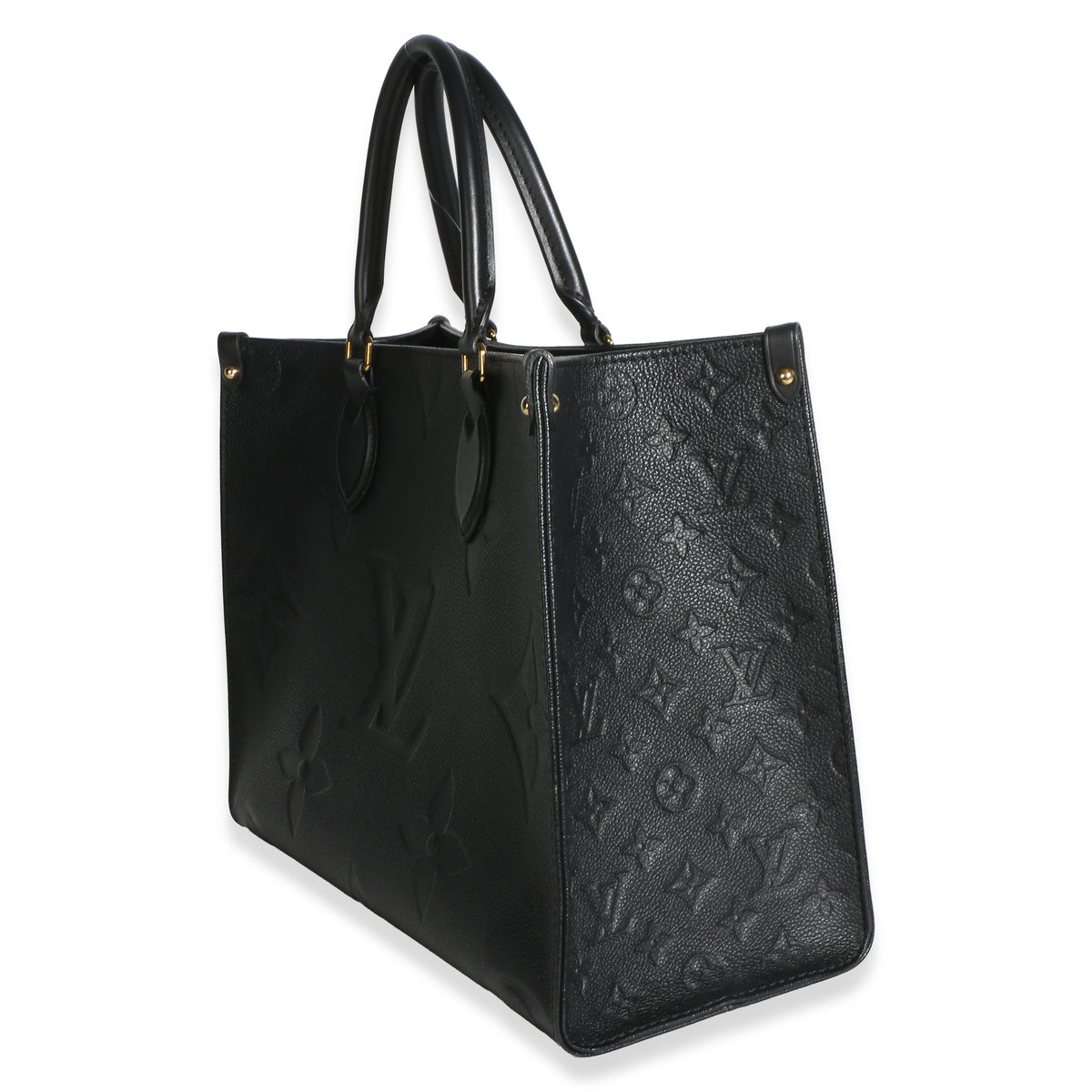 Louis Vuitton Black Giant Monogram Empreinte Onthego MM Handbag 3