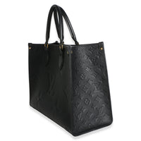 Louis Vuitton Black Giant Monogram Empreinte Onthego MM Handbag 3