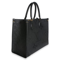 Louis Vuitton Black Giant Monogram Empreinte Onthego MM Handbag 4
