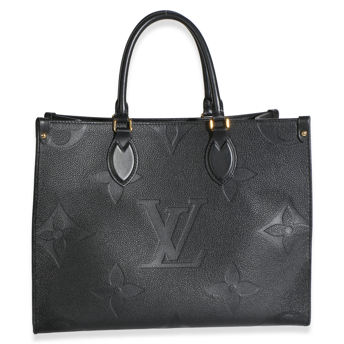 Louis Vuitton Black Giant Monogram Empreinte Onthego MM Handbag 5