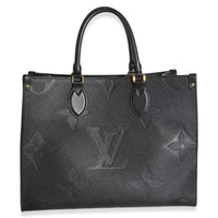 Louis Vuitton Black Giant Monogram Empreinte Onthego MM Handbag 5