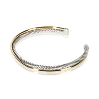 David Yurman Yellow Gold & Sterling Silver Crossover Bracelet 2